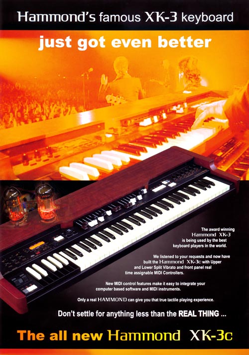 Hammond XK3C-keyboard